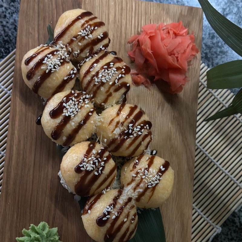 Теплий з тигровою креветкою