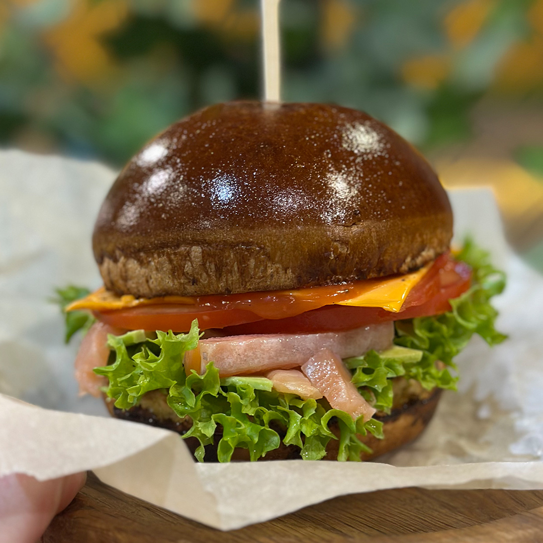 Бургер з лососем